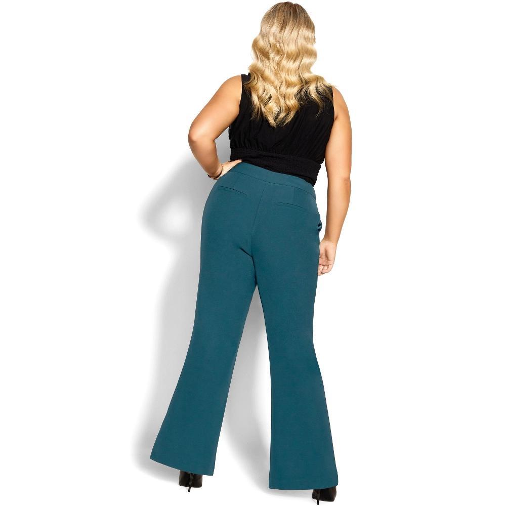 CITY CHIC | Women's Plus Size Tuxe Luxe Pant - jade - 20W Product Image