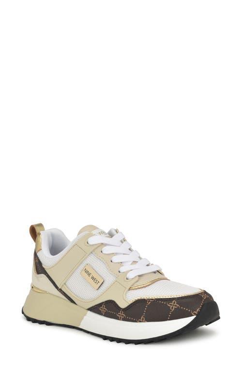 Nine West Tonas Mixed Media Sneaker Product Image