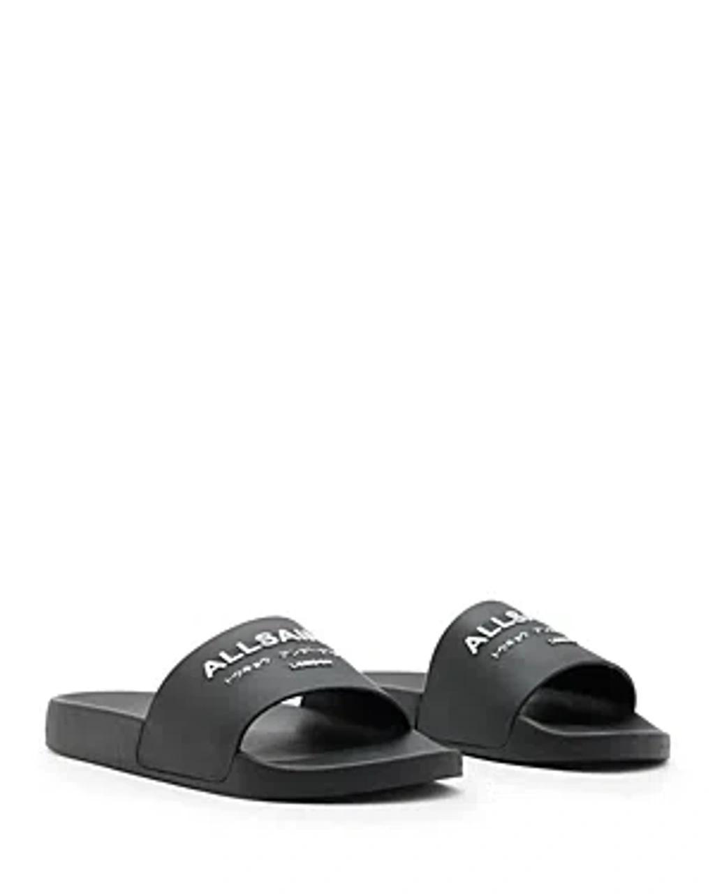 Women's Underground Logo Slip On Slide Sandals In Black Product Image