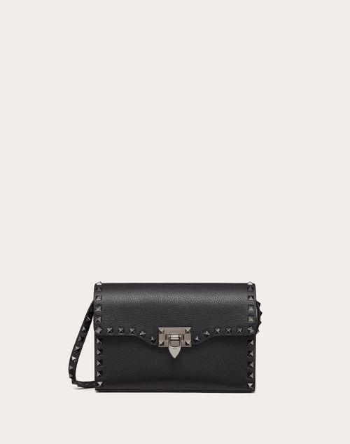 SMALL ROCKSTUD GRAINY CALFSKIN CROSSBODY BAG Product Image