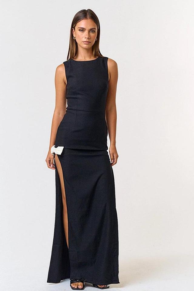 High Slit Maxi Dress Product Image