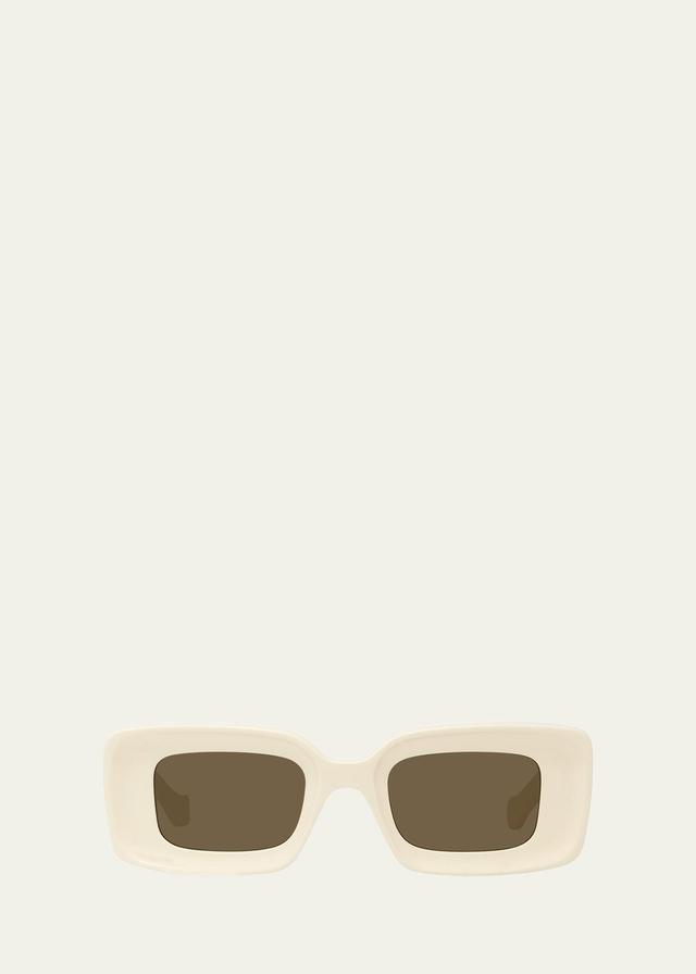 Loewe Chunky Anagram 46mm Rectangular Sunglasses Product Image