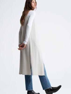 Sleeveless Duster Cardigan Product Image