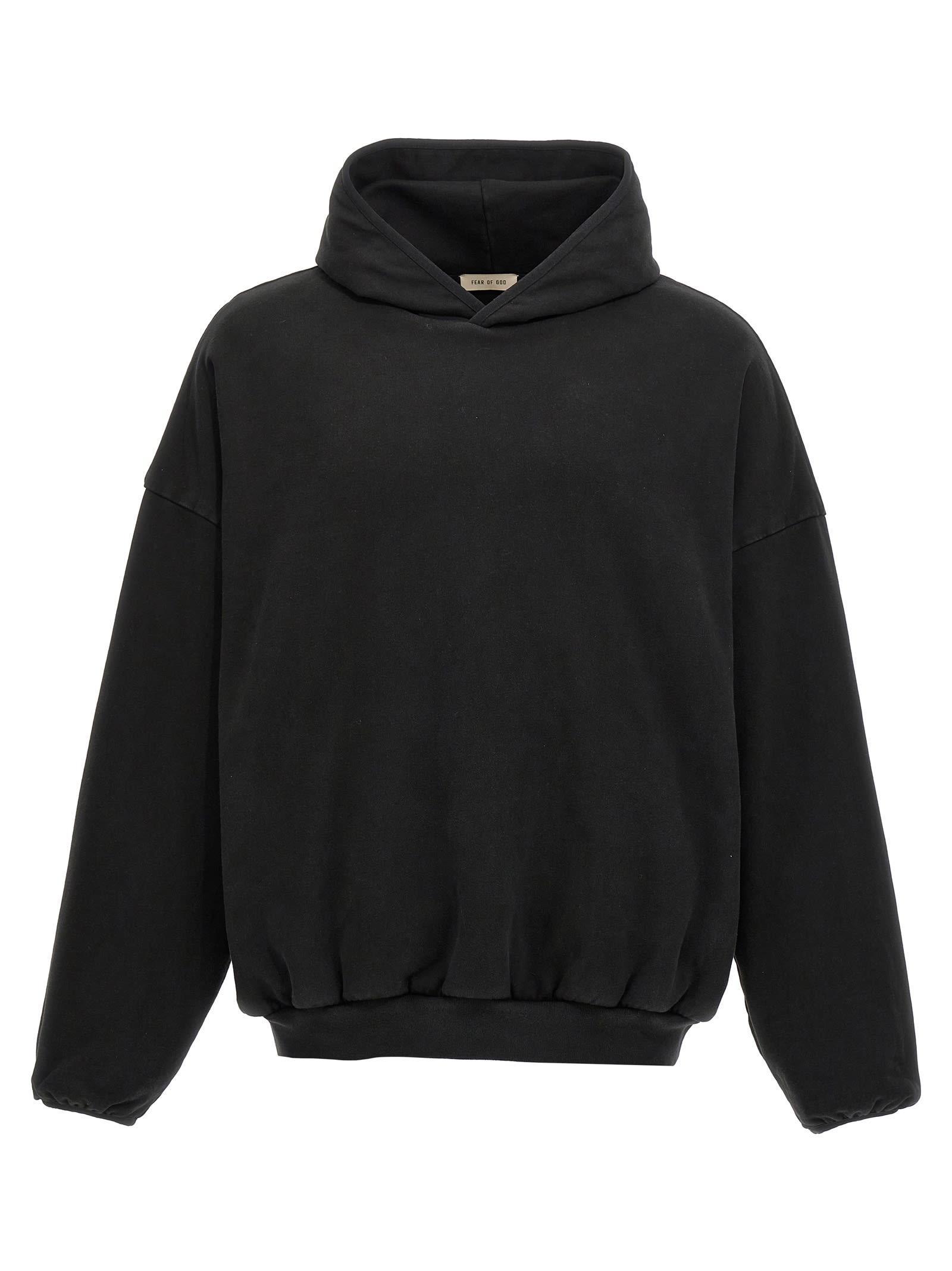 Logo Patch Hoodie In Black Product Image