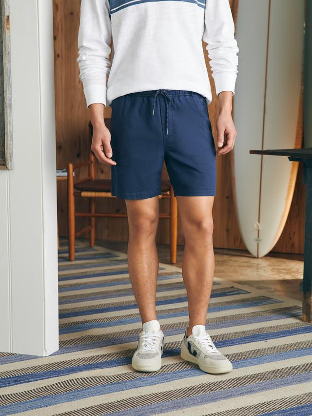 Essential Drawstring Short (6.5" Inseam) - Washed Navy Male Product Image