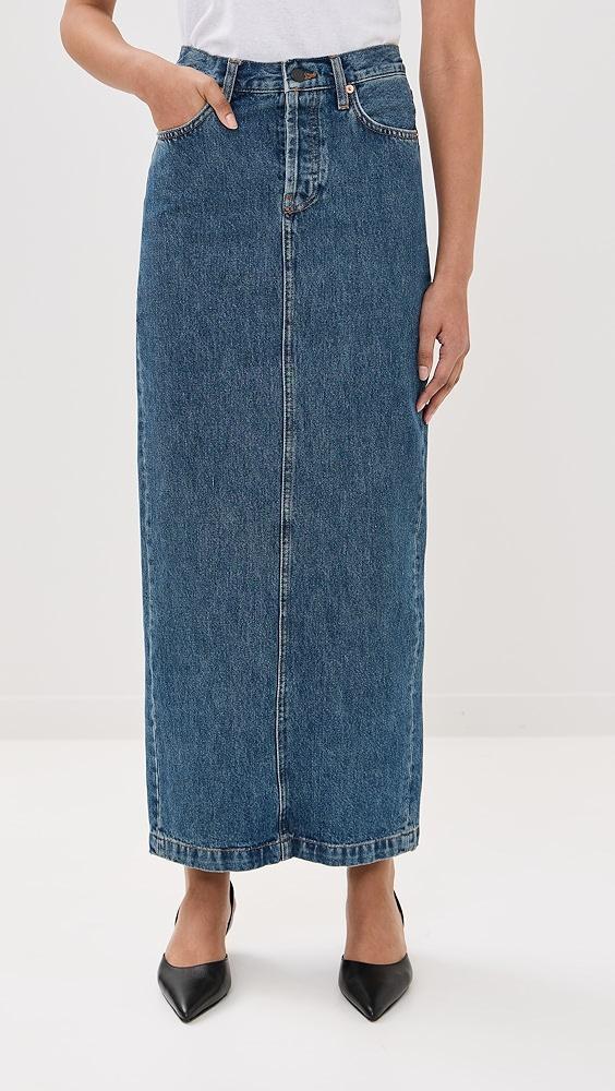 WARDROBE.NYC Denim Column Skirt | Shopbop Product Image