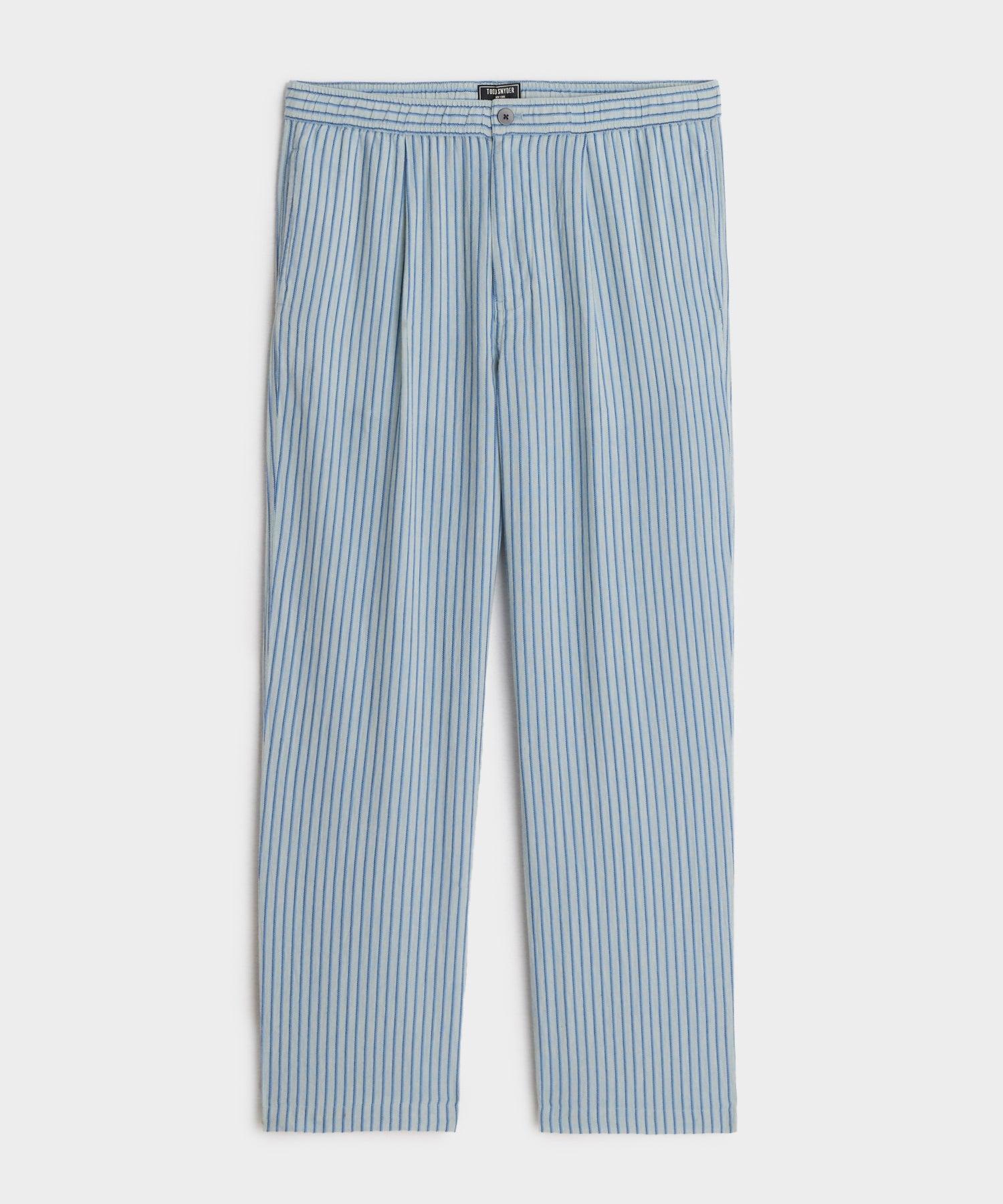 Relaxed Cotton Leisure Pant Stripe Product Image