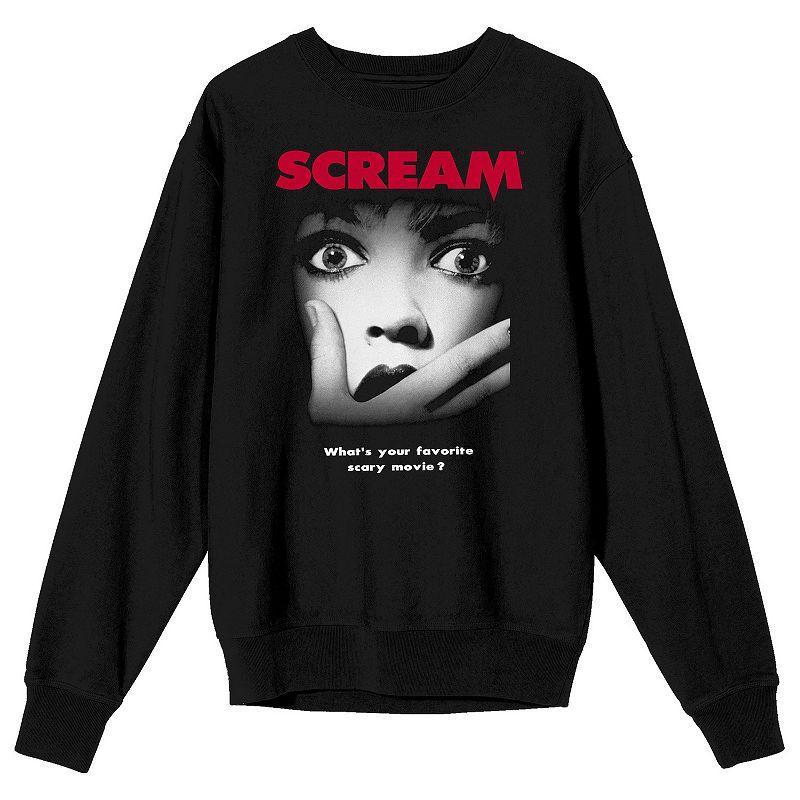 Mens Scream Movie Poster Long Sleeve Graphic Tee Product Image