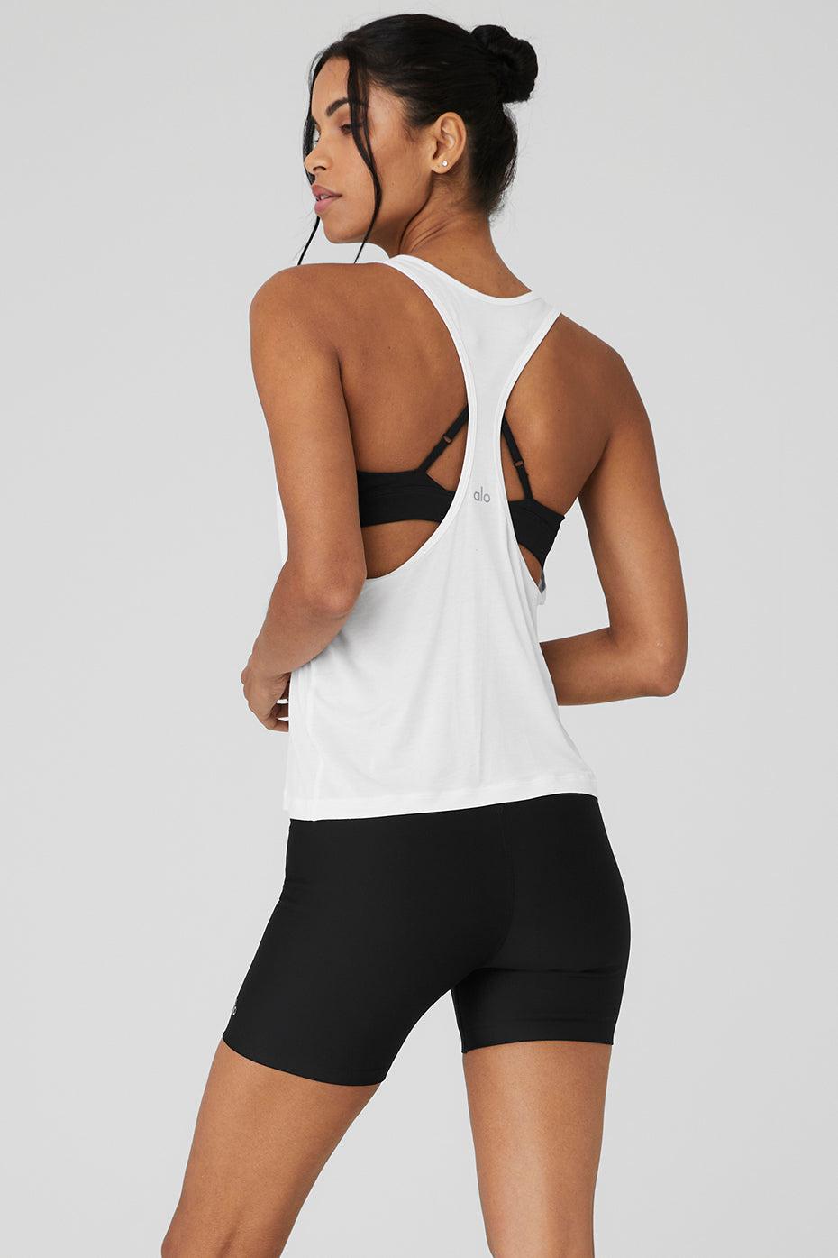 All Day Tank - White Female Product Image