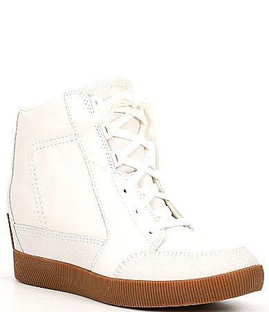 SOREL Out N About Wedge II Sea Salt) Women's Shoes Product Image