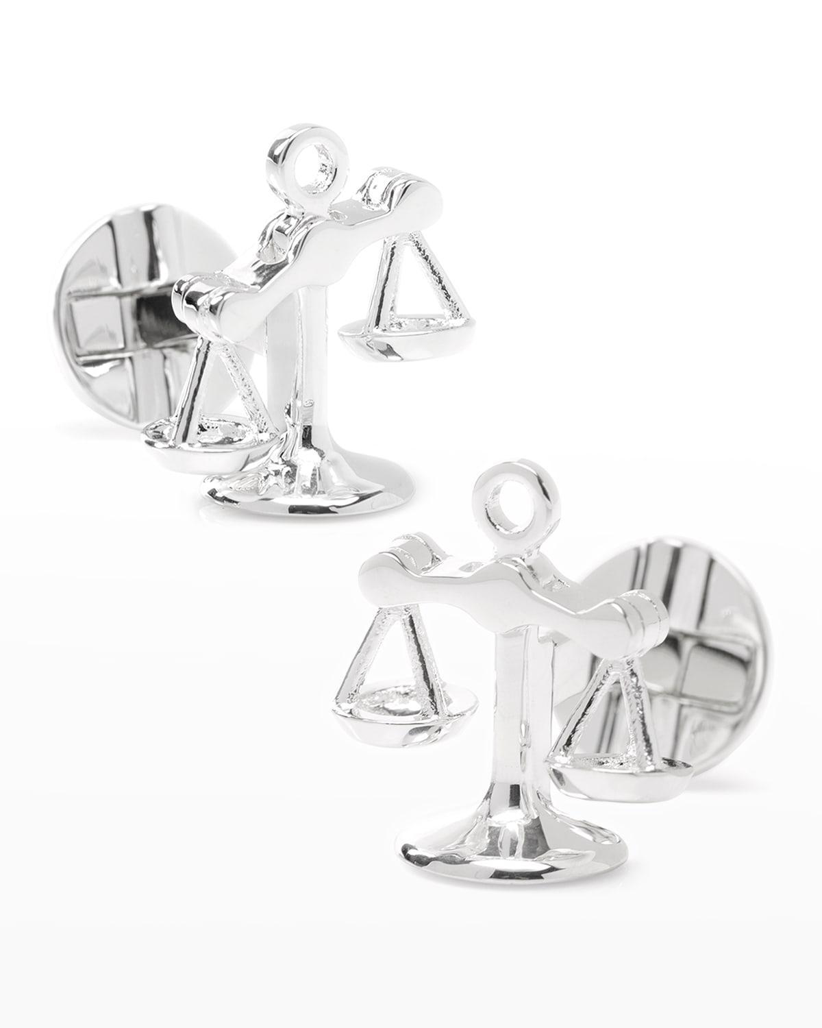 Moving Parts Scales of Justice Cufflinks Product Image