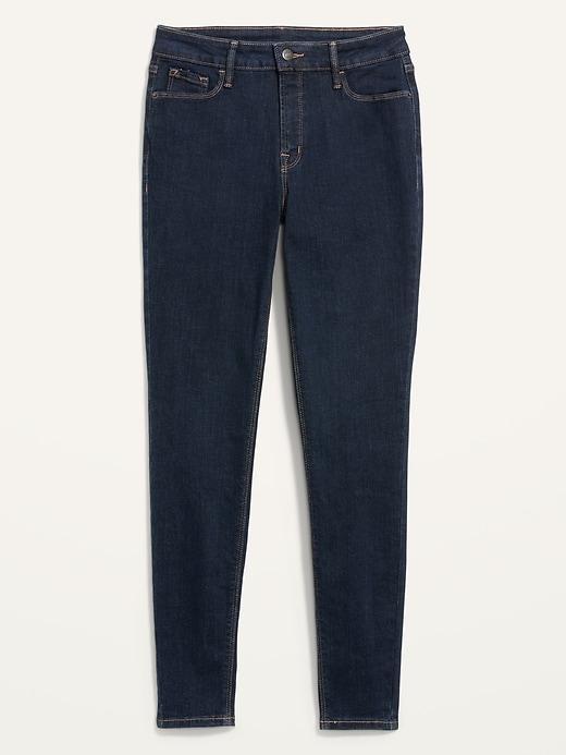 High-Waisted Rockstar Super Skinny Jeans Product Image