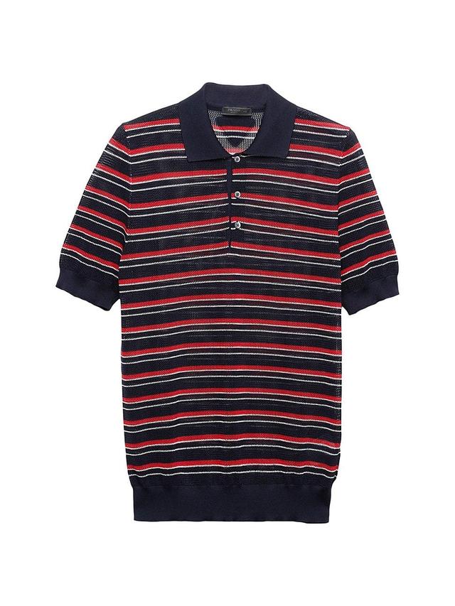 Mens Silk Polo Shirt Product Image