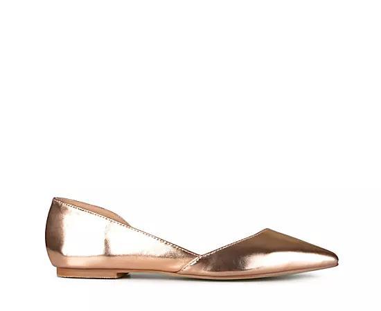 Journee Collection Womens Cortni Pointed Toe dOrsay Flats Product Image