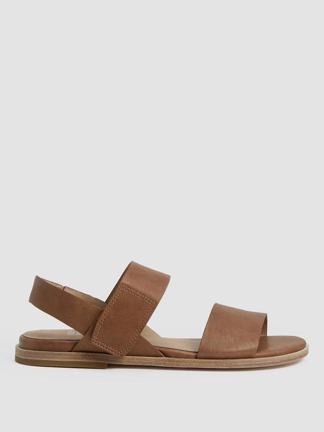 EILEEN FISHER Kanza Tumbled Leather Sandalfemale Product Image