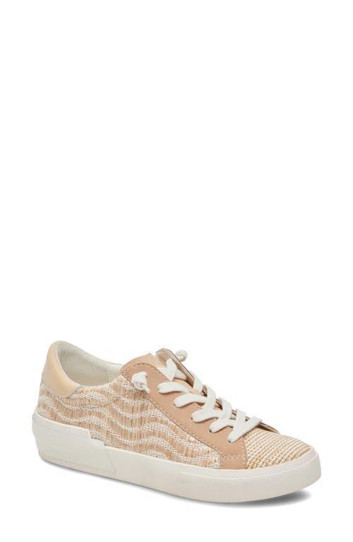 Zina Sneaker In White/tan Leather Product Image