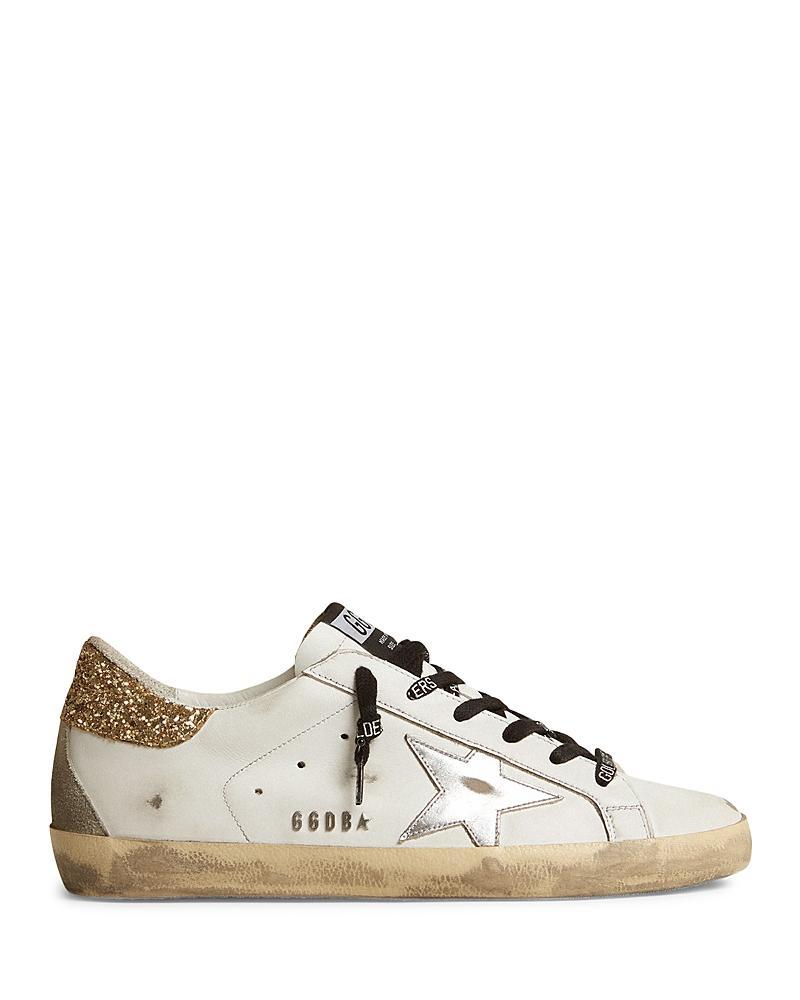 Golden Goose Super-Star Glitter Detail Low Top Sneaker product image