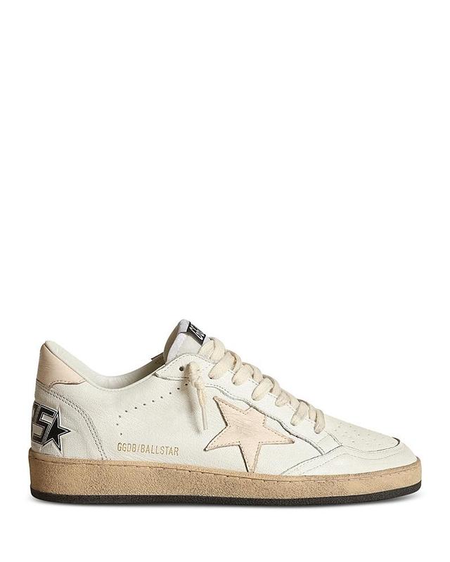 Golden Goose Womens Ballstar Almond Toe Sneakers Product Image