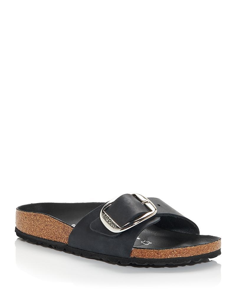 Birkenstock Madrid Big Buckle - Leather Leather) Women's Sandals Product Image