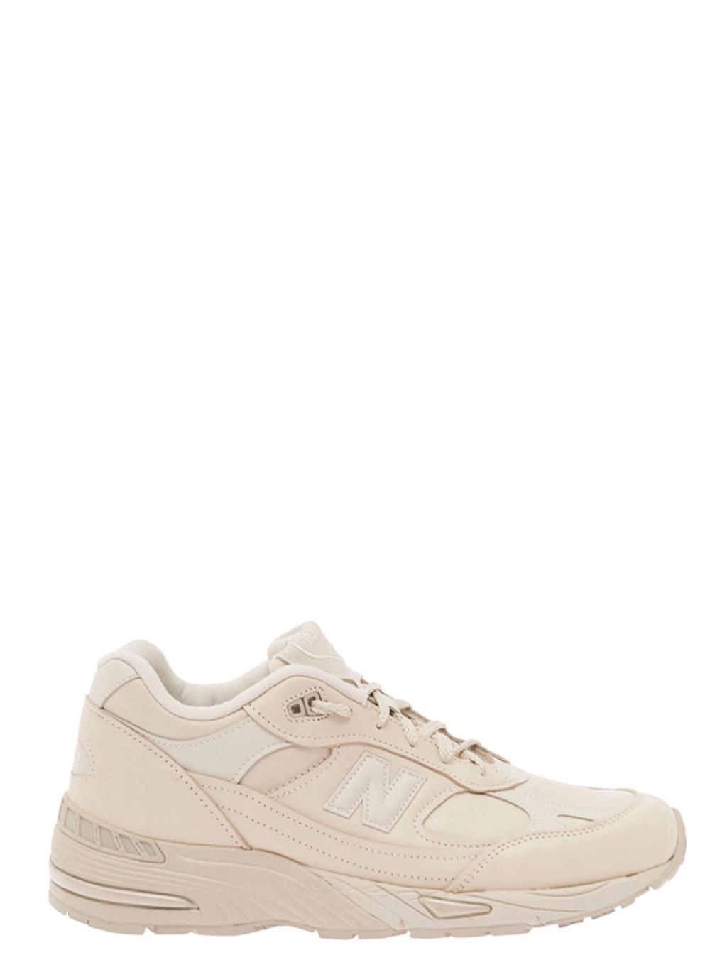 NEW BALANCE 991 Sneakers Made In Uk In White Product Image