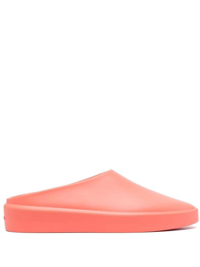 The California Slip-on Mules In Pink Product Image