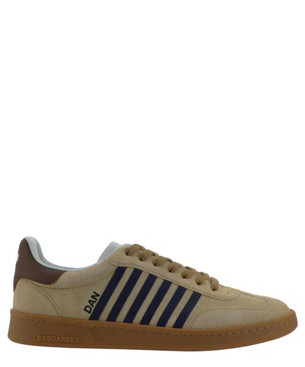 DSQUARED2 Boxer Sneakers In Beige Product Image