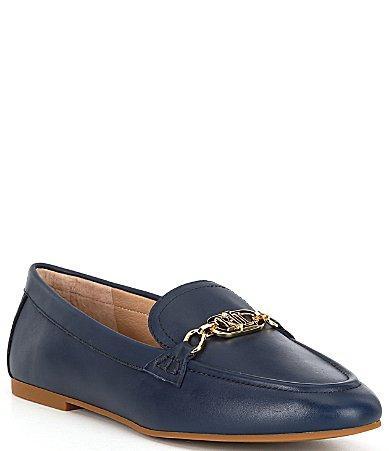 LAUREN Ralph Lauren Averi Nappa Leather Loafer (Vanilla) Women's Shoes Product Image