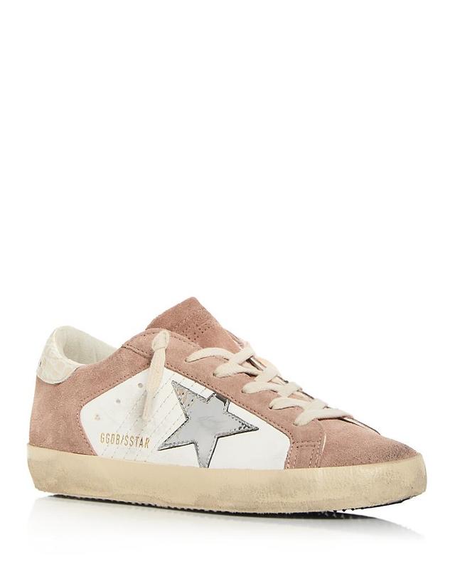 Golden Goose Super-Star Glitter Detail Low Top Sneaker Product Image