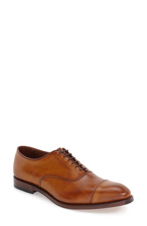 Mens Park Avenue Leather Cap-Toe Oxfords Product Image