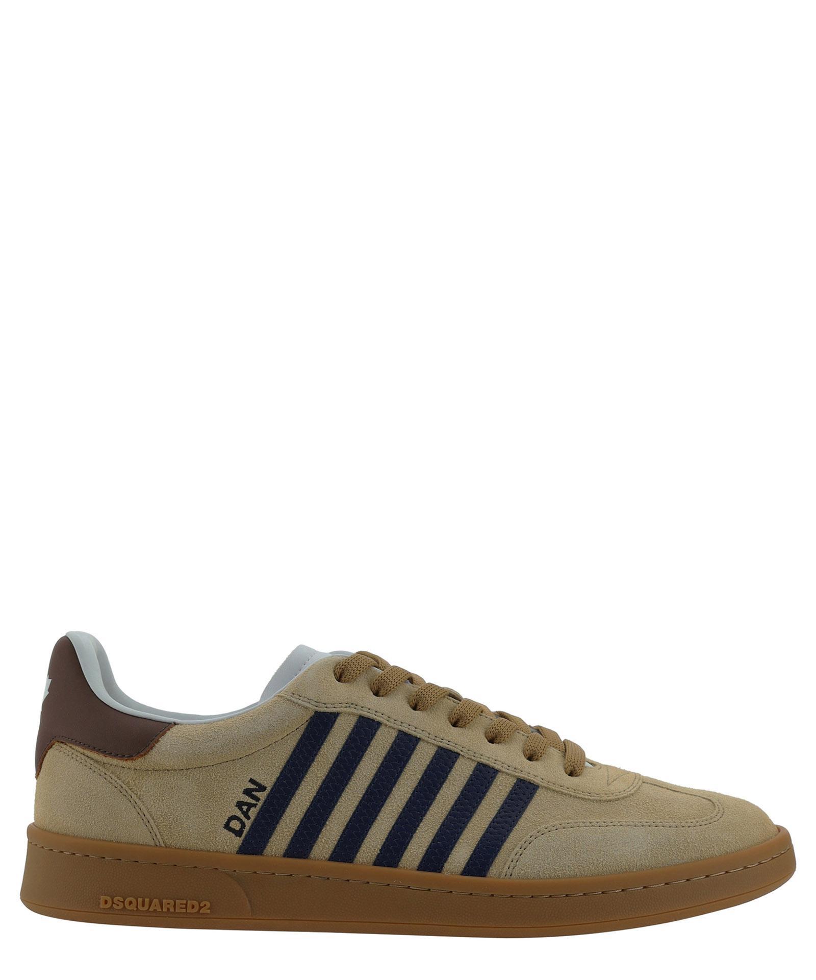 DSQUARED2 Boxer Sneakers In Beige Product Image