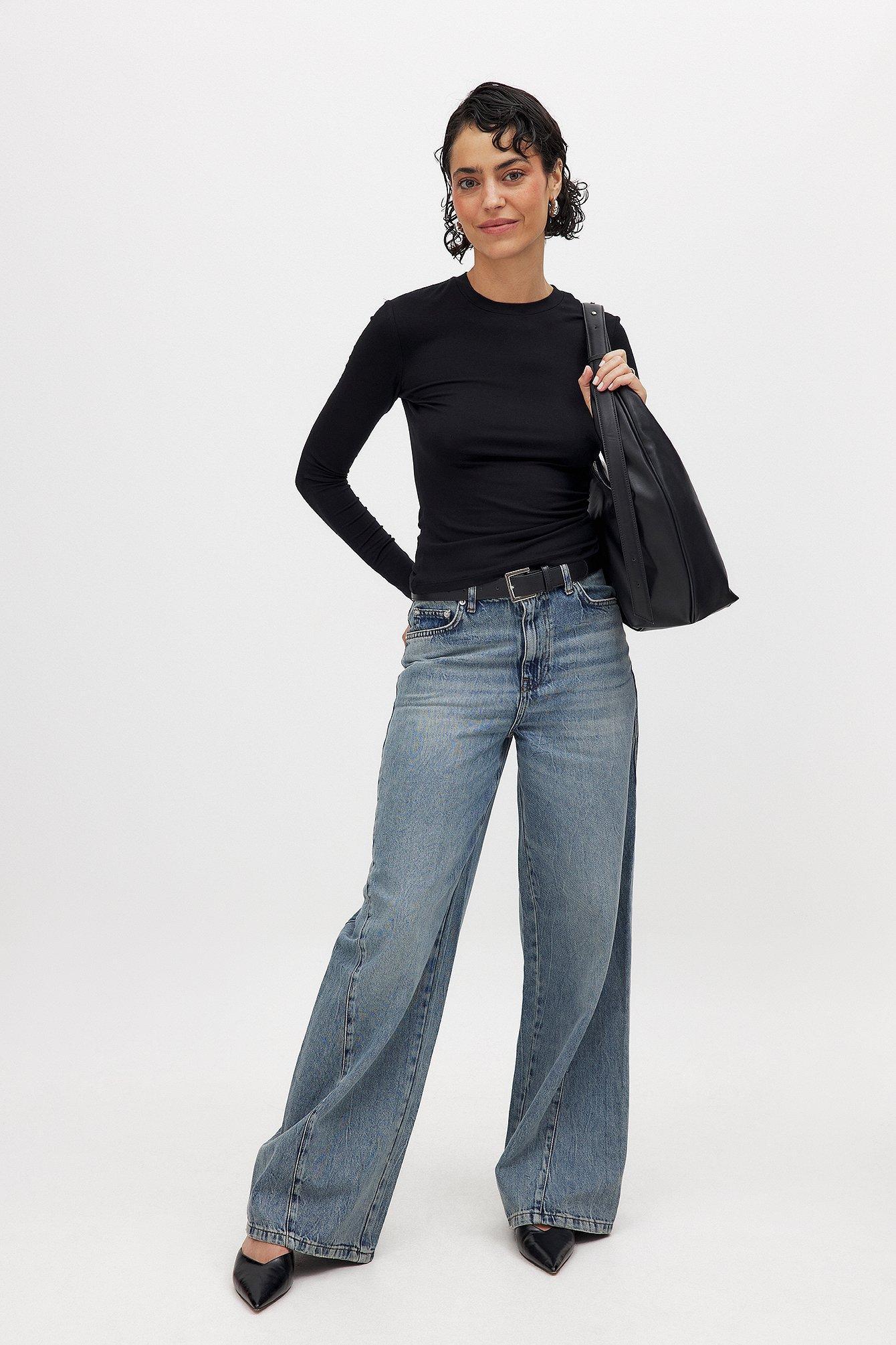 Extra Wide Leg Denim Product Image