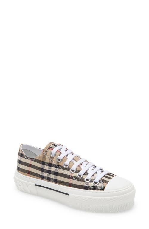 burberry Jack Check Low Top Sneaker Product Image