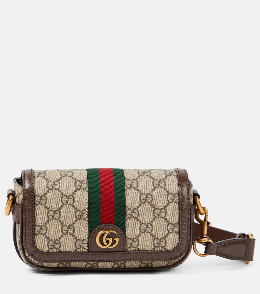 GUCCI Ophidia Super Mini Gg Shoulder Bag In Multicolor Product Image