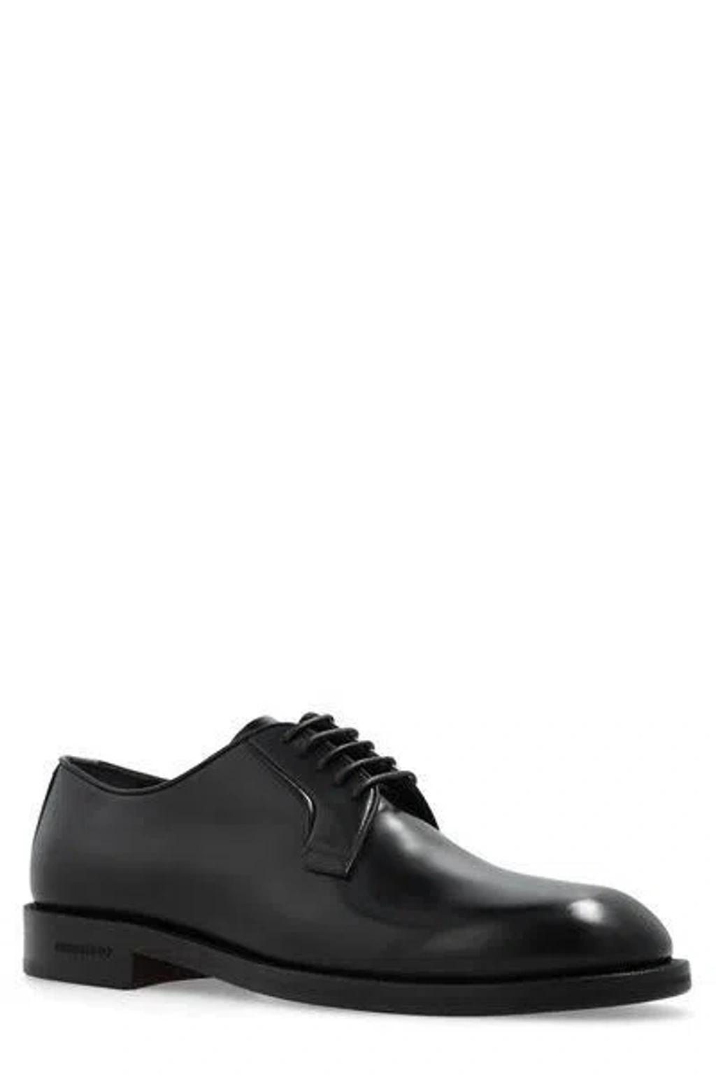 DSQUARED2 Laced Up Abrasivato In Black Product Image