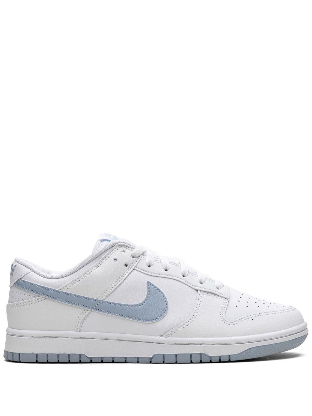 Dunk Low "light Armory Blue" Sneakers In White Product Image