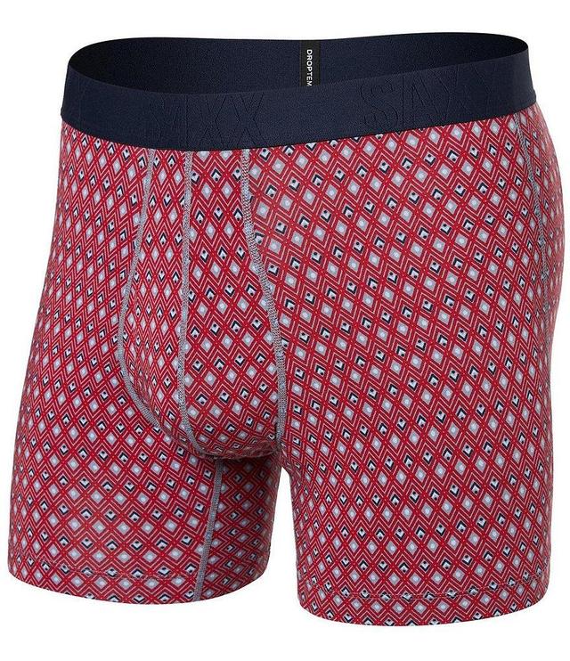 SAXX DropTemp™ Cooling Cotton Vintage Geometric 5#double; Inseam Boxer Briefs Product Image