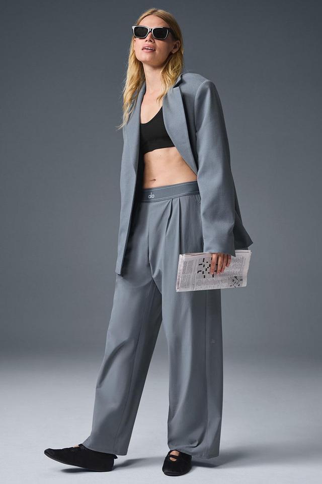 Suit Up Trouser (Regular) - Steel Grey Female Product Image