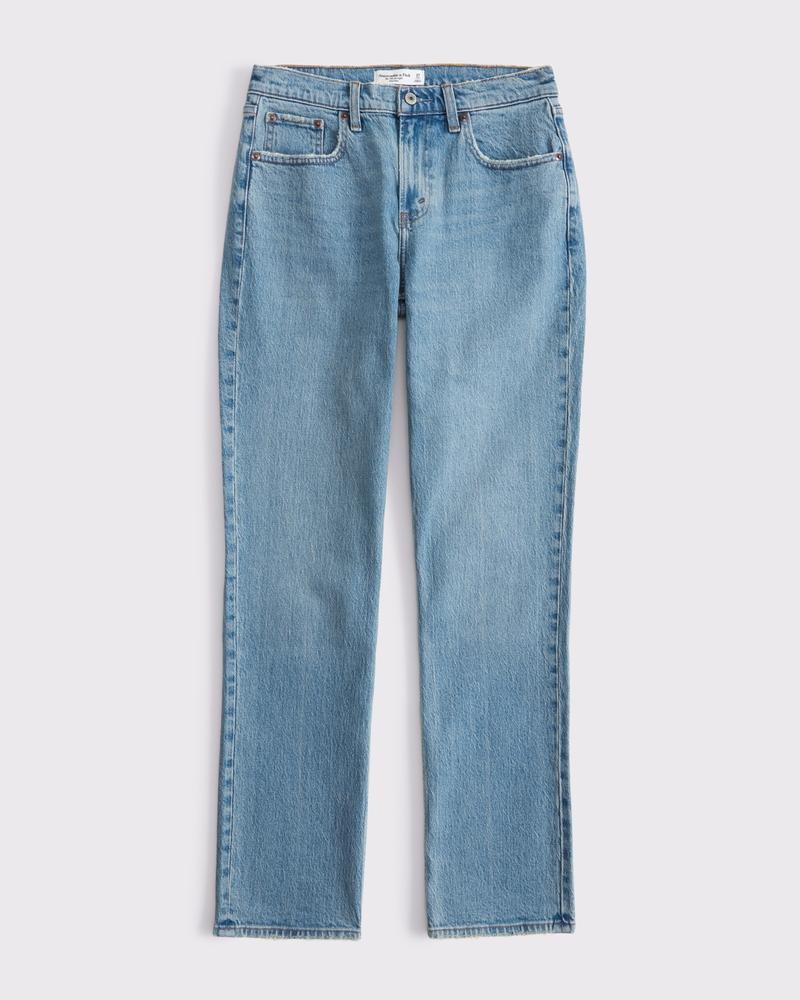 Curve Love Mid Rise 90s Straight Jean Product Image