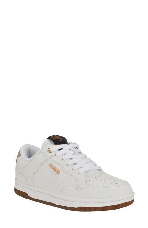 Guess Womens Rubinn Lace-Up Logo Detail Sneakers Product Image