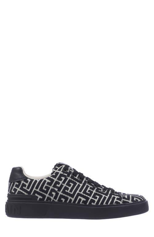 Balmain B-Court Monogram Low Top Sneaker Product Image