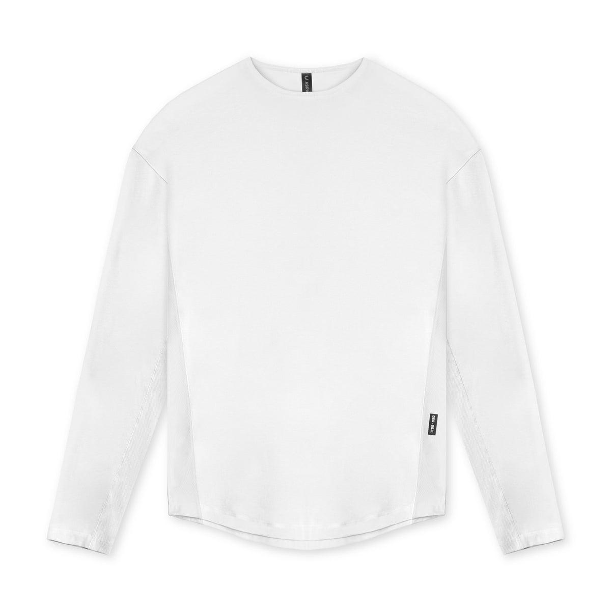 0611. CottonPlus™ Vented Long Sleeve - White product image