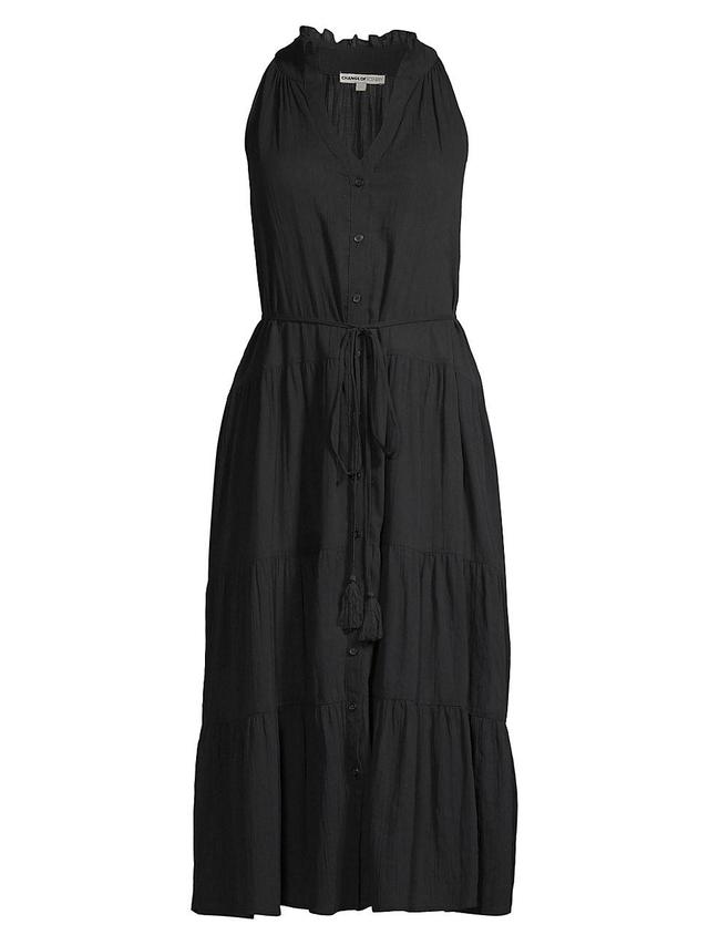 Womens Tracy Cotton Sleeveless Shirtdress Product Image