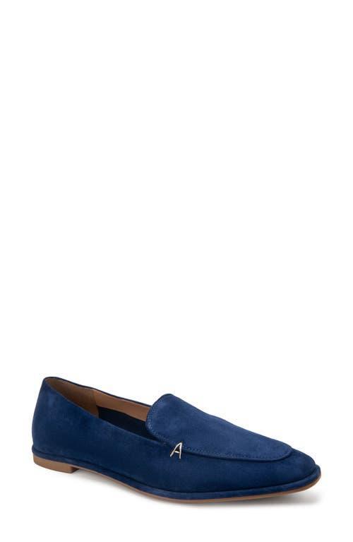 Aerosoles Neo Casual Womens Suede Loafers Blue Product Image