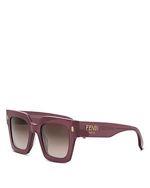 Fendi Roma 50mm Square Sunglasses Product Image