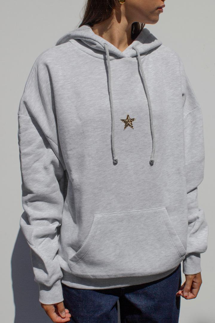 Leopard star hoodie Product Image