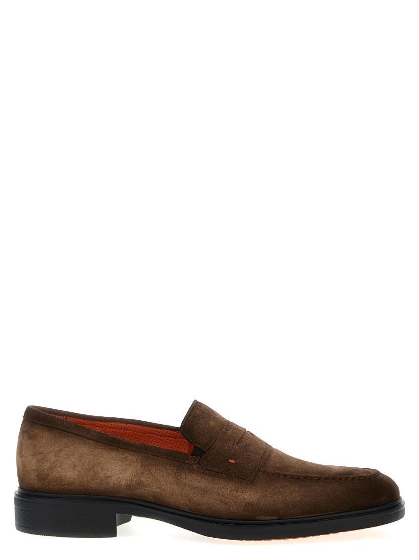 SANTONI Loafers In Brown Product Image