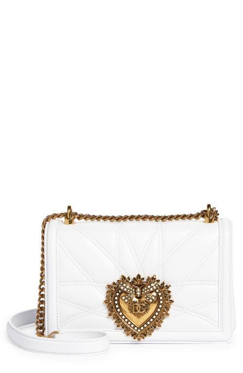 Dolce & Gabbana Devotion Logo Heart Lambskin Crossbody Bag Product Image