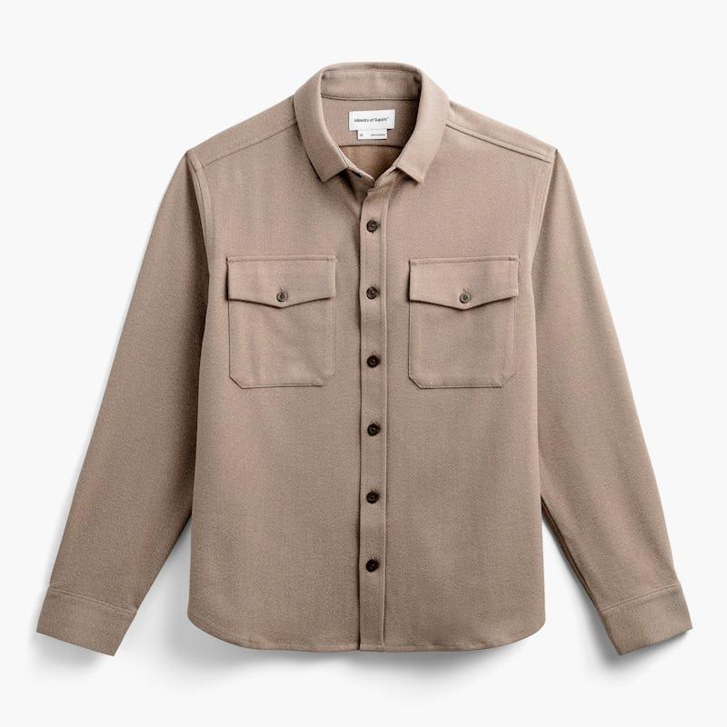 Oatmeal Tweed Men's Fusion Overshirt Product Image