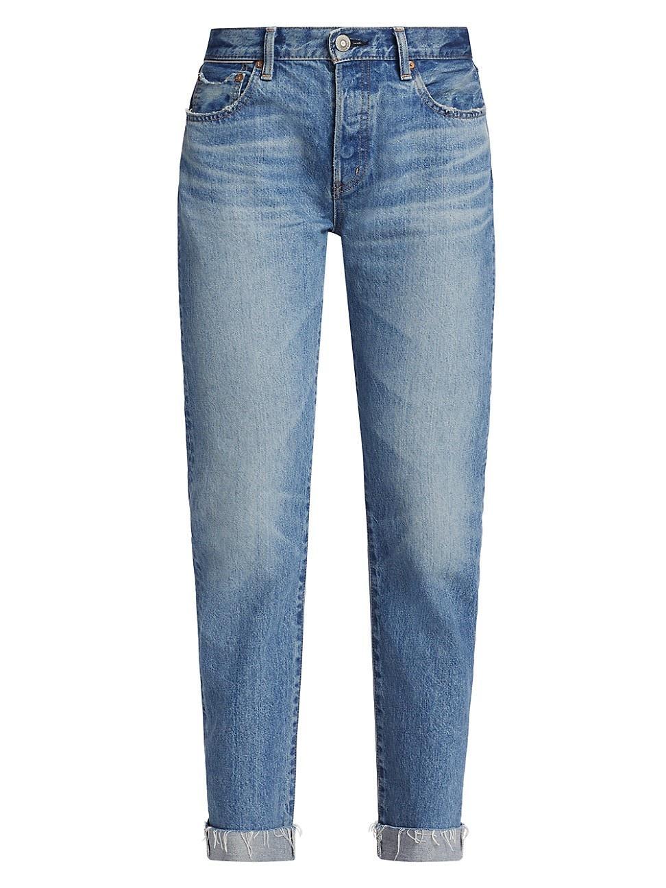 Moussy Vintage Seagraves Straight in Denim-Light Product Image