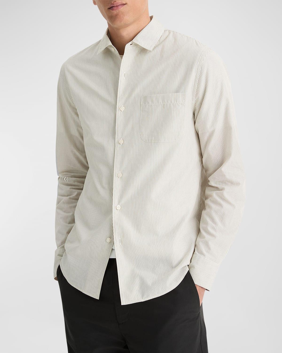 Mens Crafton Striped Sport Shirt Product Image